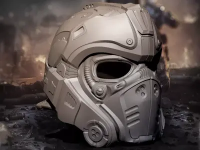 Clayton Carmine Helmet 3D print model