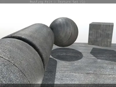 Roofing Felt - Texture Set - 1 Texture