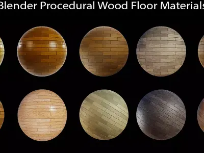 Blender Procedural Wood Floor Materials Texture