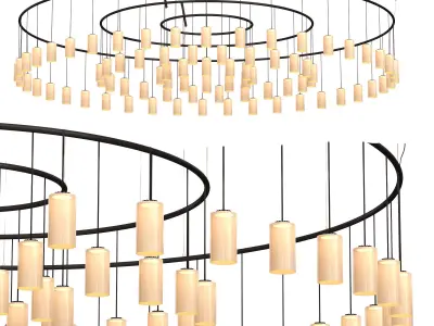 Cirio lobby Chandelier XL 3D model