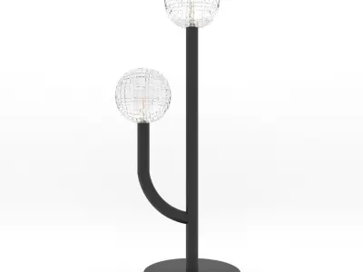 CACTUS TABLE  LAMP Low-poly 3D model