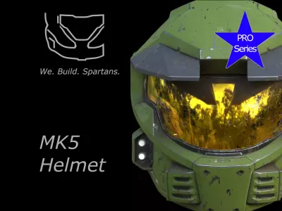 Pro Series MK V helmet 3d print file 3D print model