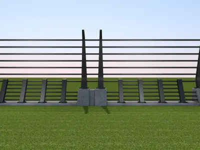 Fence 3D model