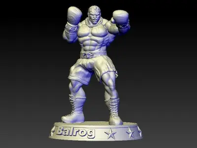 Street Fighter Balrog 3D print model