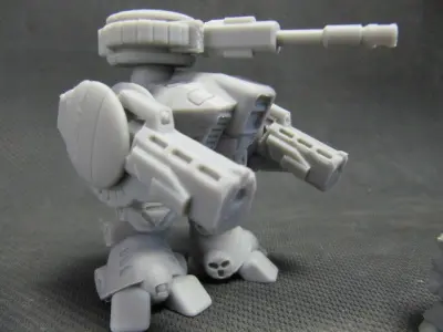 CHIBI-TECH SD - PYTHON-V GUNPOD        3D print model
