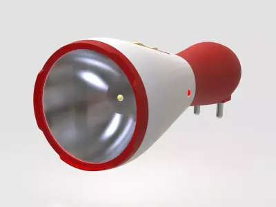 Rechargeable Torch Light 3D model