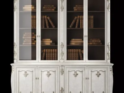 roberto giovannini bookcases art 1270 and 1274 3D model
