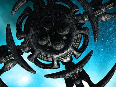 3DRT - Norad Space Station - Reilus Low-poly 3D model