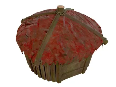 Orc Hut - Game Ready Low-poly 3D model