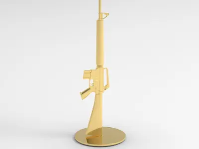 Lounge Gun Lamp 3D model