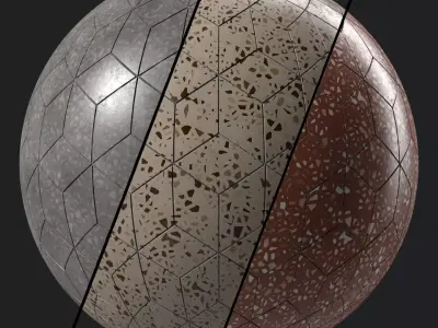 Terrazzo Materials 26- By Sbasar Pbr 4k Seamless Texture