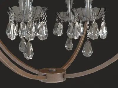 Kare Pendant Lamp Gioiello Orbit 3D model