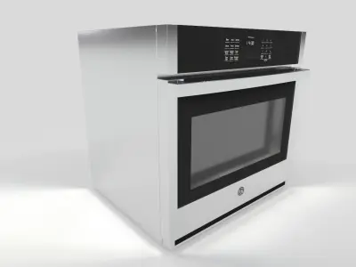 GE Front door microwave oven 3D model