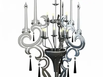 Floor Lamp Metal 3D model purchase