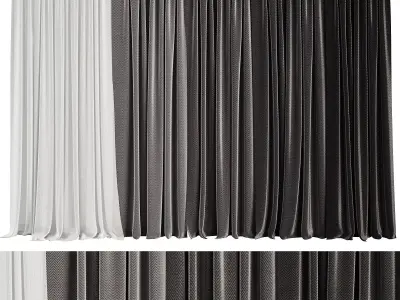 Curtain Set M9 3D model