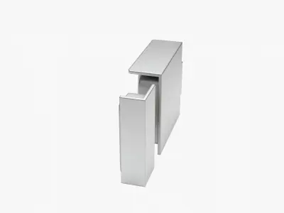 Gate lock Low-poly 3D model