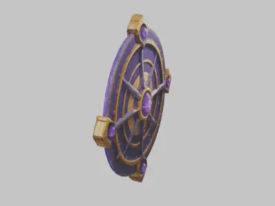 Sci-Fi Chrono Forge Energy Weapon Model Low-poly 3D model