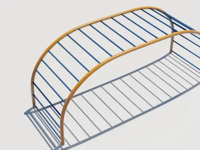 Playground 3D model play structure Low-poly 3D model