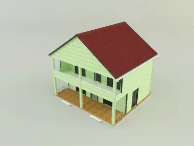 model houses 11 3D model