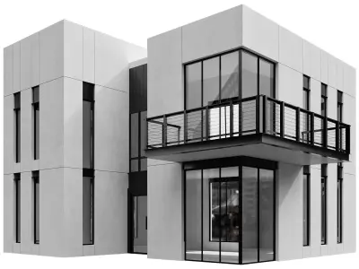 MODERN HOUSE NO7 A 3D model