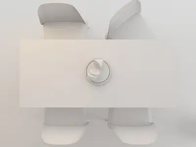 Table chair decorative SET 101 3D model