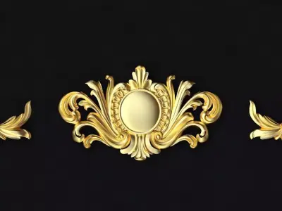 dekor ornament 3D model 143