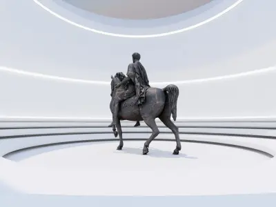 VR Museum Exhibition Art Gallery 3D model