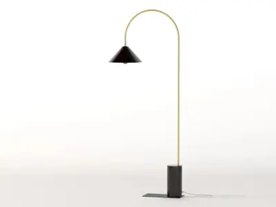 Bishop Task Large Floor Lamp 3D model