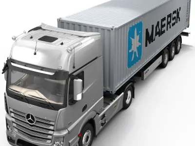  Mercedes Actros Container 