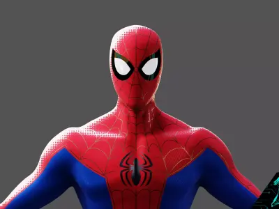 Spider-man Into the Spider-verse ITSV Peter Parker SUIT 3D Model 3D model