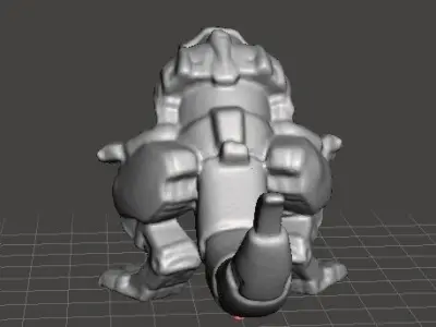 ZEKE ORGANOID CLASSIC MINI FIGURE CHAOTIC CENTURY MINIATURE TOY 3D print model