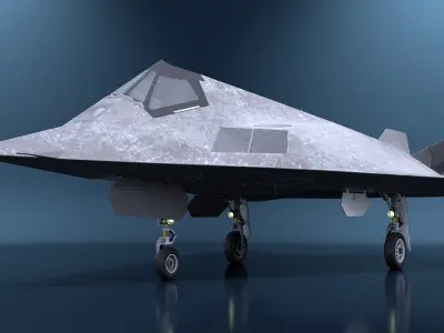  Combat Stealth Fighter Jet Simplified 