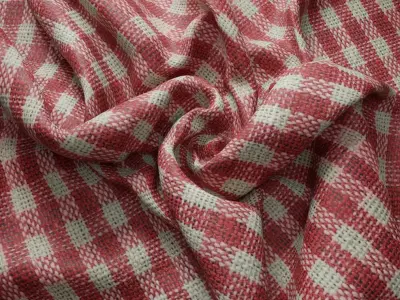 Gingham Wool Weave 4K Texture