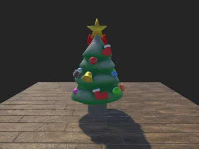 Low-poly Christmas Tree Low-poly 3D model