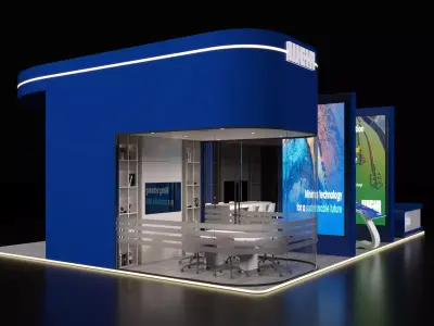 BOOTH DESIGN 3D model shop