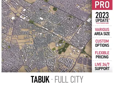 Tabuk Low-poly 3D model