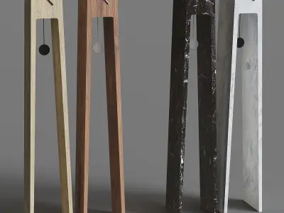 Standing clock TIUKU 3D model