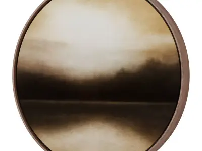 Abstract Painting Frame set 3D model 662