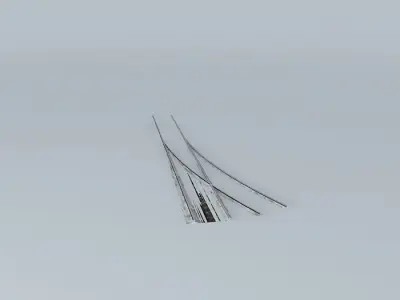 Eco Rail SnowTrack L/Point Old Steam Days Free 3D model