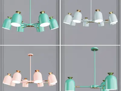MACAROON CHANDELIER 3D model