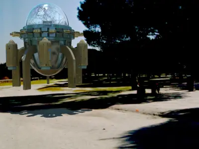 DBZ Trunks Future Machine  3D Model 3D model