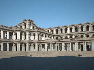 Ancient Roman Forum 3D model