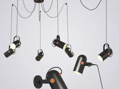 Four Light Set 1 3D model