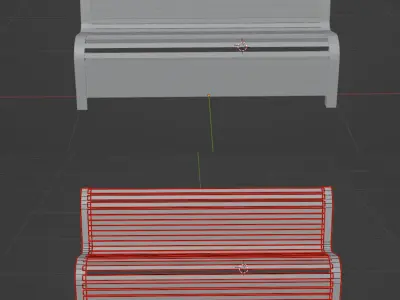 Bench 3D model