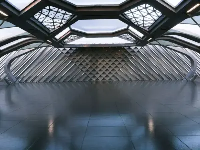 Futuristic Sci-fi Corridor- Architectural Background- V1U3 3D model