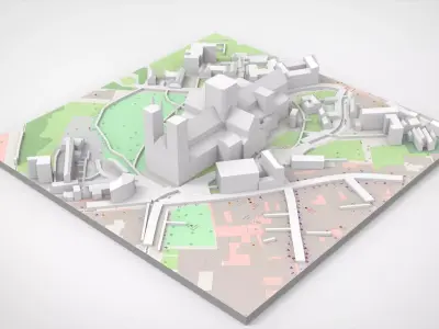 The Cathedral City of St Peter York England 3D model