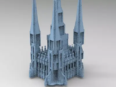 Third age Fort architecture 2 models  3D model