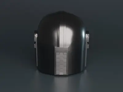 Mandolorian Helmet Din Djarin 3D print model