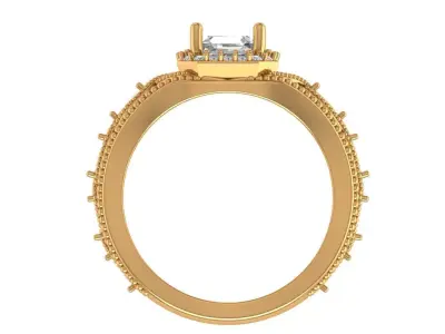 Engagement Ring 3D print model 51