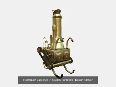 10 Steampunk Backpacks Collection - Character Design Fashion